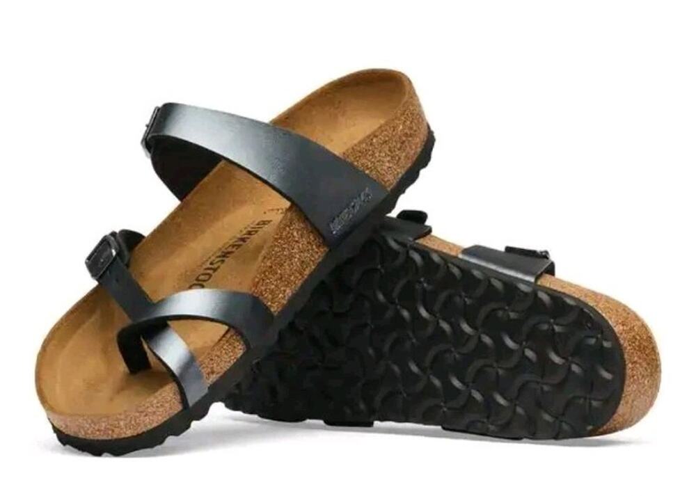 Birkenstock Mayari 40 Sandle Tabacco Brown Oiled Leather Slip On Shoe US 9/9.5